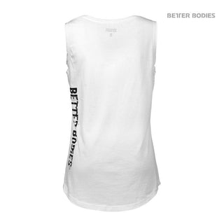 Better Bodies Soft Tank - White - Urban Gym Wear