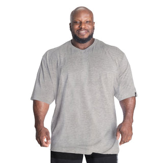 Better Bodies Standard Iron Tee - Light Grey Melange - Urban Gym Wear