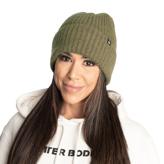 Better Bodies Stockholm Beanie - Washed Green - Urban Gym Wear
