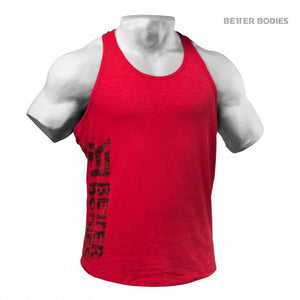 Better Bodies Symbol Printed T-Back - Bright Red - Urban Gym Wear