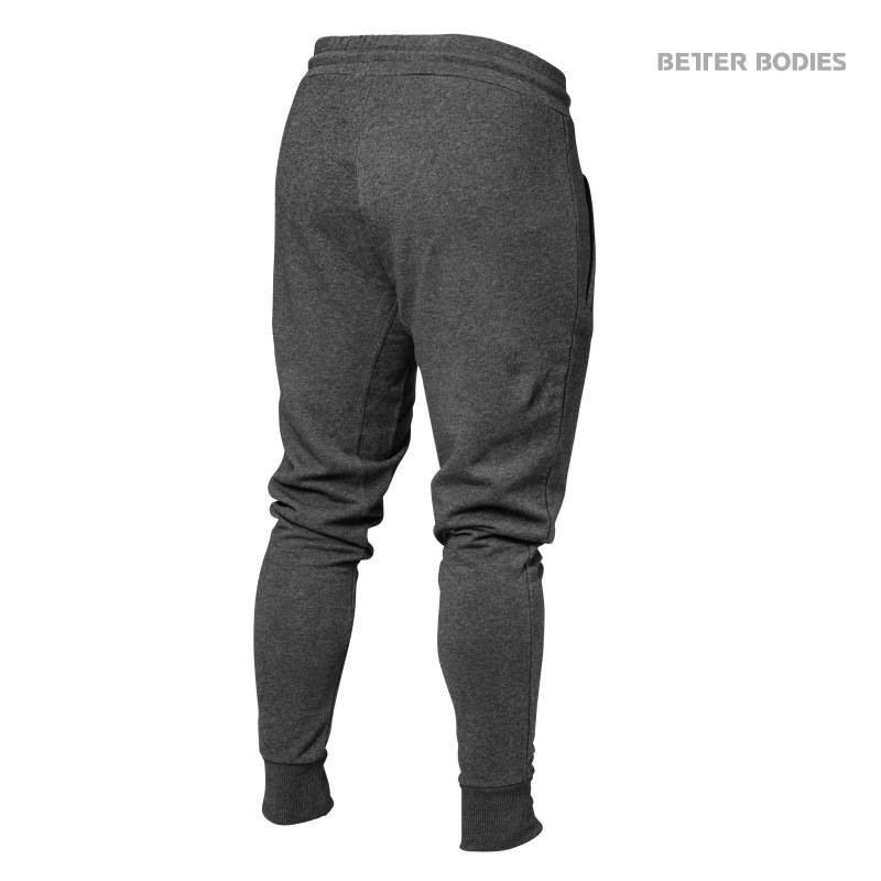 Better Bodies Tapered Joggers - Anthracite Melange - Urban Gym Wear