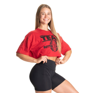 Better Bodies Team Onesize Tee - Chilli Red - Urban Gym Wear