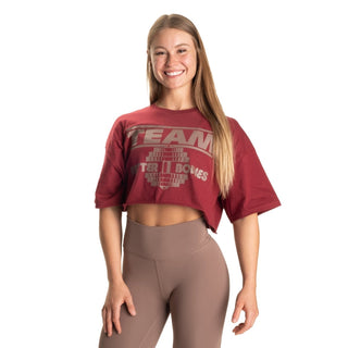 Better Bodies Team Onesize Tee - Sangria Red - Urban Gym Wear