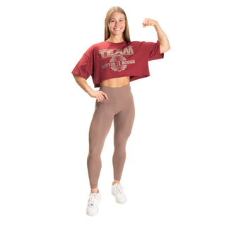 Better Bodies Team Onesize Tee - Sangria Red - Urban Gym Wear