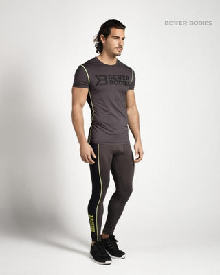 Better Bodies Tight Function Tee - Dark Grey - Urban Gym Wear