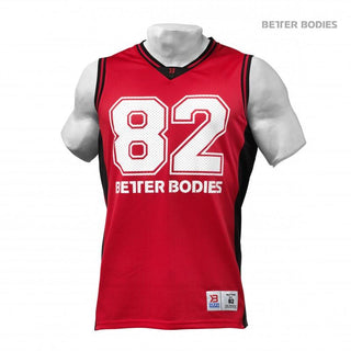 Better Bodies Tip Off Tank - Bright Red - Urban Gym Wear