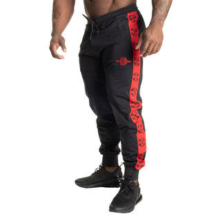 Better Bodies Track Pants - Black/Red - Urban Gym Wear
