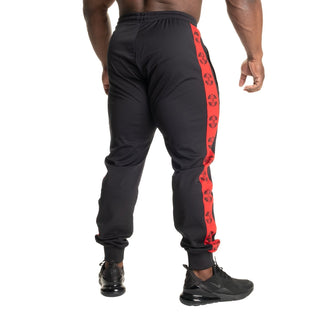 Better Bodies Track Pants - Black/Red - Urban Gym Wear