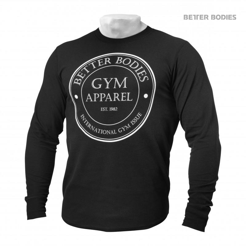 Better Bodies Tribeca Thermal L-S - Black - Urban Gym Wear