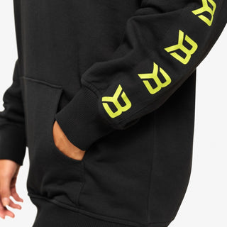 Better Bodies Trinity Hood - Black-Neon - Urban Gym Wear