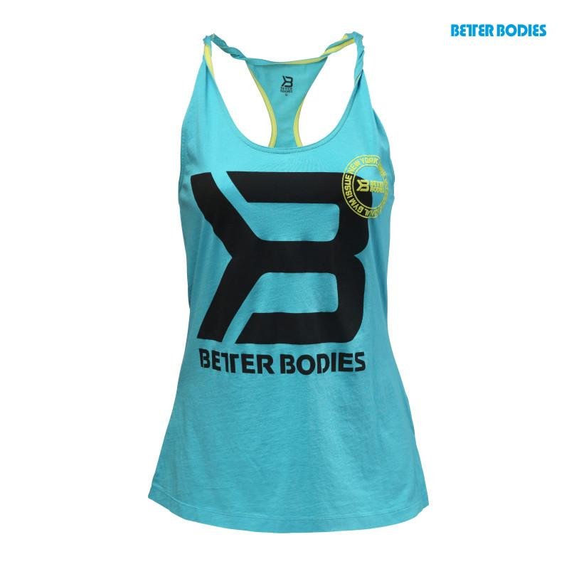 Better Bodies Twisted T-Back - Aqua Blue - Urban Gym Wear
