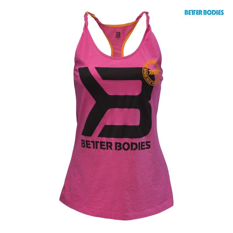 Better Bodies Twisted T-Back - Hot Pink - Urban Gym Wear