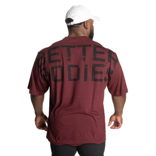 Better Bodies Union Iron Tee - Maroon - Urban Gym Wear