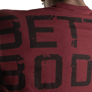 Better Bodies Union Iron Tee - Maroon - Urban Gym Wear