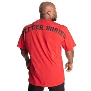 Better Bodies Union Original Tee - Chilli Red - Urban Gym Wear
