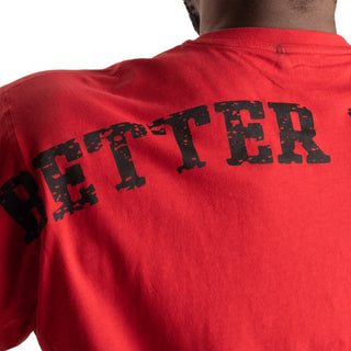 Better Bodies Union Original Tee - Chilli Red - Urban Gym Wear