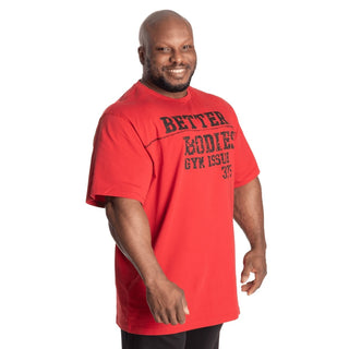 Better Bodies Union Original Tee - Chilli Red - Urban Gym Wear