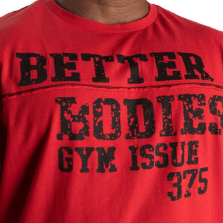 Better Bodies Union Original Tee - Chilli Red - Urban Gym Wear