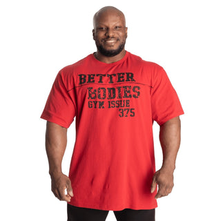 Better Bodies Union Original Tee - Chilli Red - Urban Gym Wear
