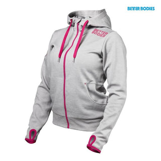 Better Bodies Womens Athletic Hood - Greymelange - Urban Gym Wear