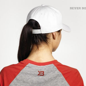 Better Bodies Womens Baseball Cap - White - Urban Gym Wear