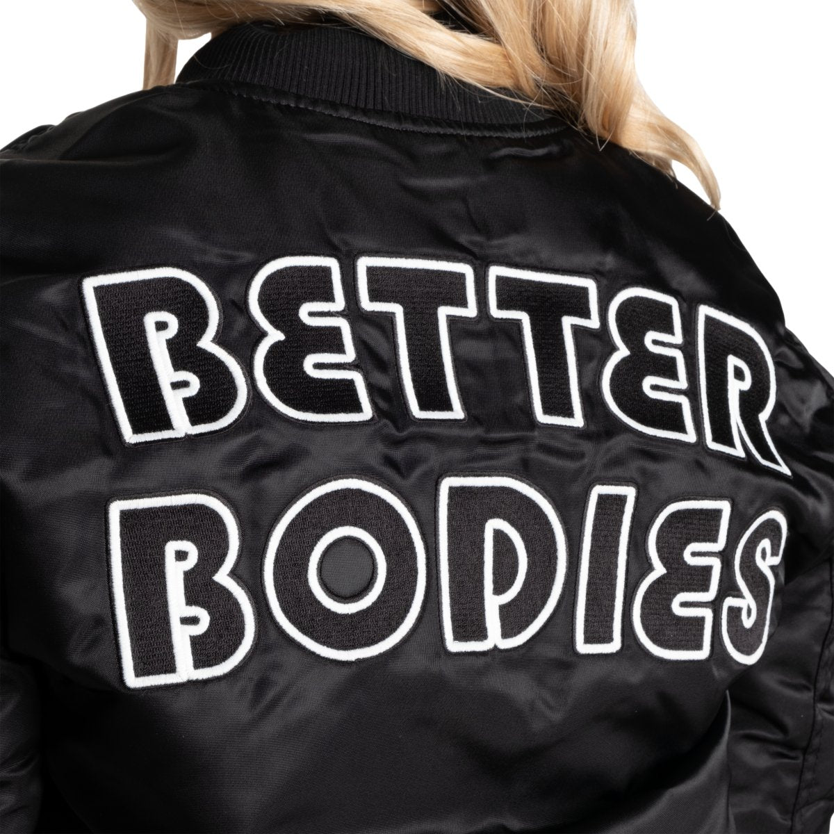 Better Bodies Womens Bomber Jacket - Black - Urban Gym Wear