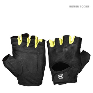 Better Bodies Women's Training Glove - Black-Lime - Urban Gym Wear