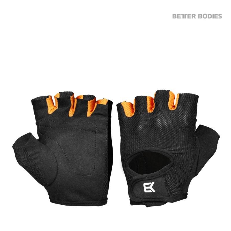 Better Bodies Women's Training Glove - Black-Orange - Urban Gym Wear