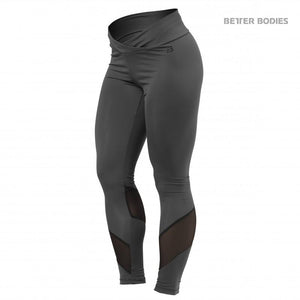Better Bodies Wrap Tights - Dark Grey - Urban Gym Wear