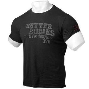 Better Bodies X Print Tee - Black - Urban Gym Wear