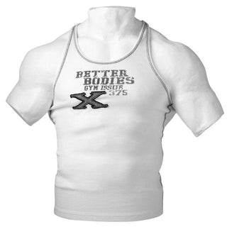 Better Bodies X Rib Tank - White - Urban Gym Wear