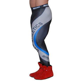 Brachial Compression Pants Professional - Black-Grey-Blue - Urban Gym Wear