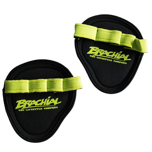Brachial Grip Pads Classic - Black-Neon Green - Urban Gym Wear