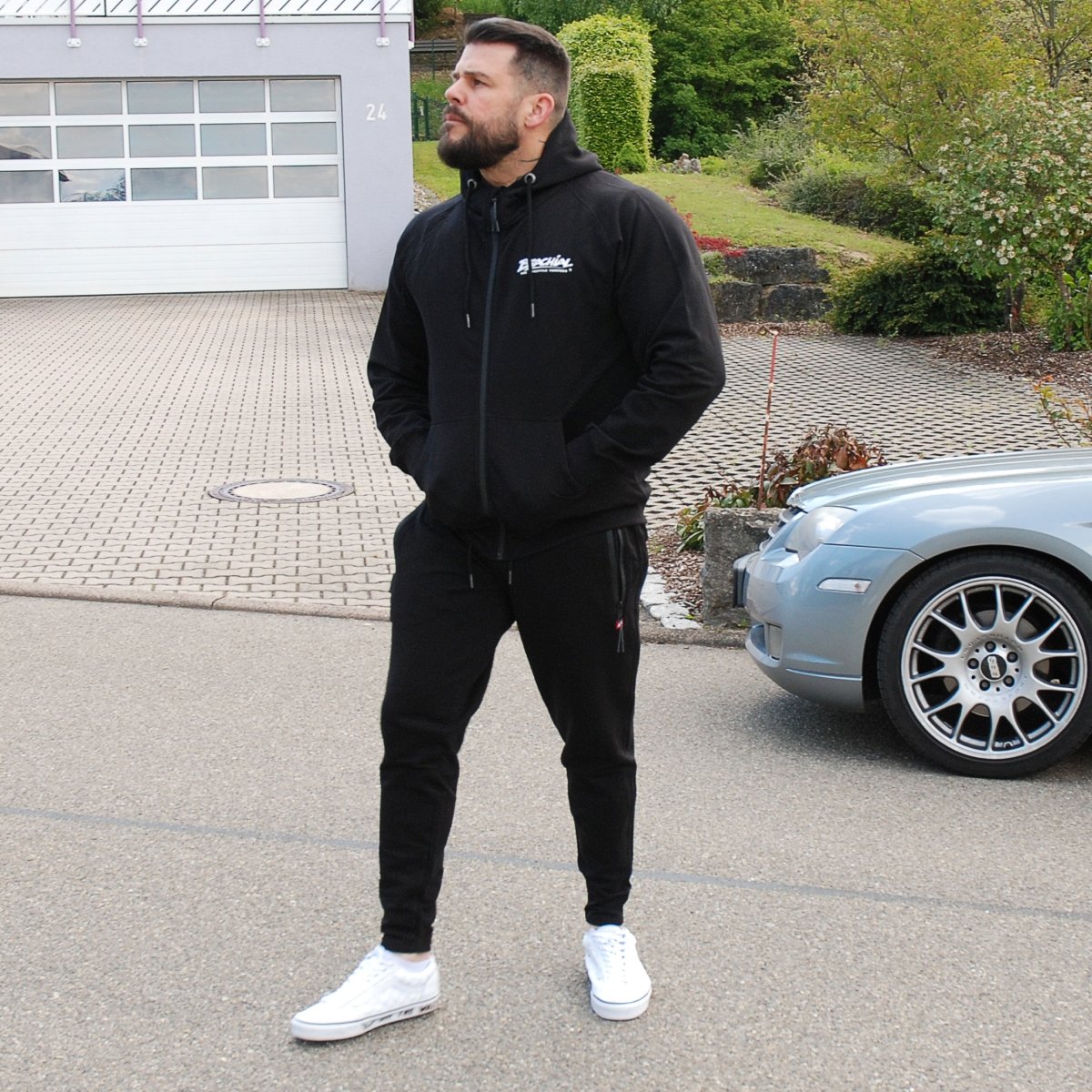 Brachial Jogging Pants Tapered - Black - Urban Gym Wear