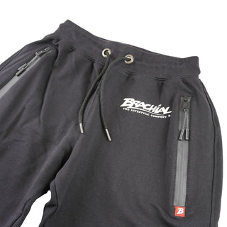 Brachial Jogging Pants Tapered - Black - Urban Gym Wear