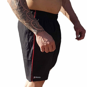 Brachial Short Airy - Black-Red - Urban Gym Wear