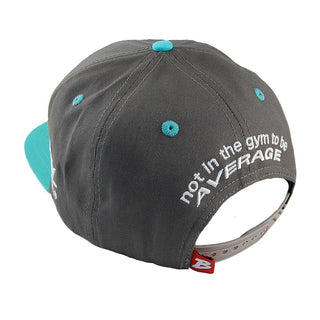 Brachial Snapback Cap Protect - Dark Grey-Aqua - Urban Gym Wear