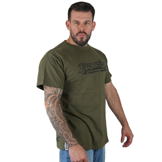 Brachial T-Shirt Gain - Military Green/Black - Urban Gym Wear
