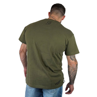 Brachial T-Shirt Gain - Military Green/Black - Urban Gym Wear