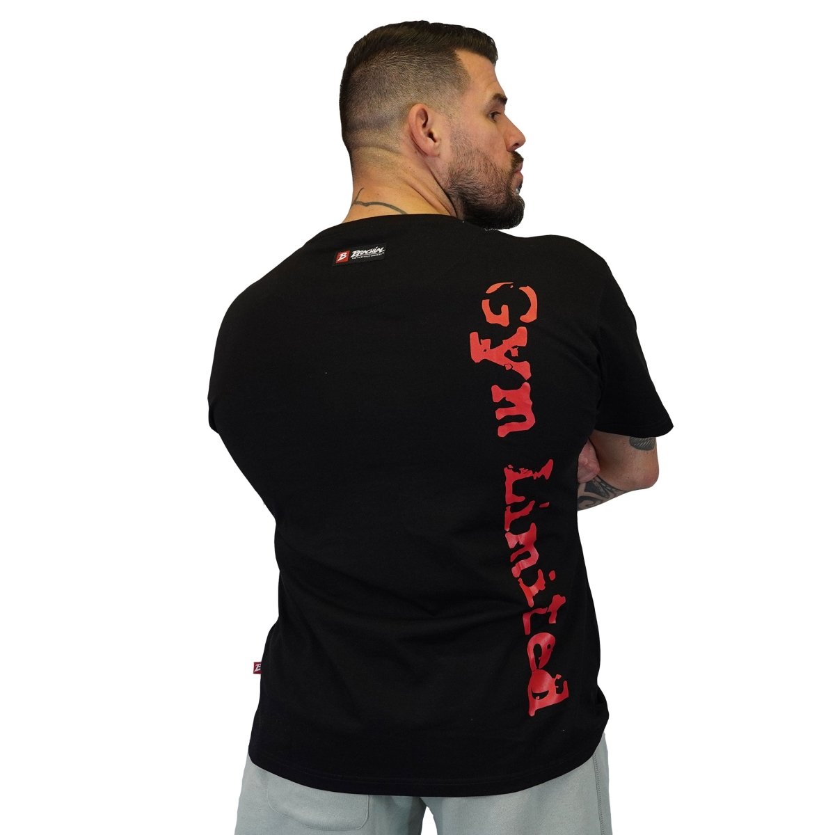 Brachial T-Shirt Gym - Black/Red - Urban Gym Wear