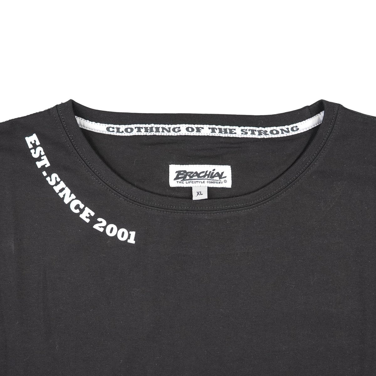 Brachial T-Shirt Gym - Black/White - Urban Gym Wear