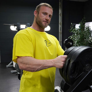 Brachial T-Shirt Hungry - Yellow/Black - Urban Gym Wear