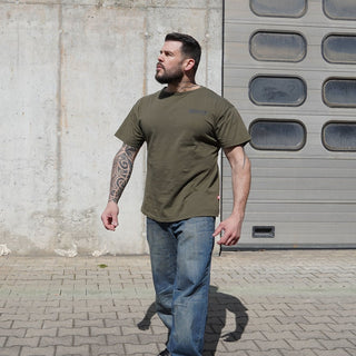 Brachial T-Shirt Lightweight - Military Green - Urban Gym Wear