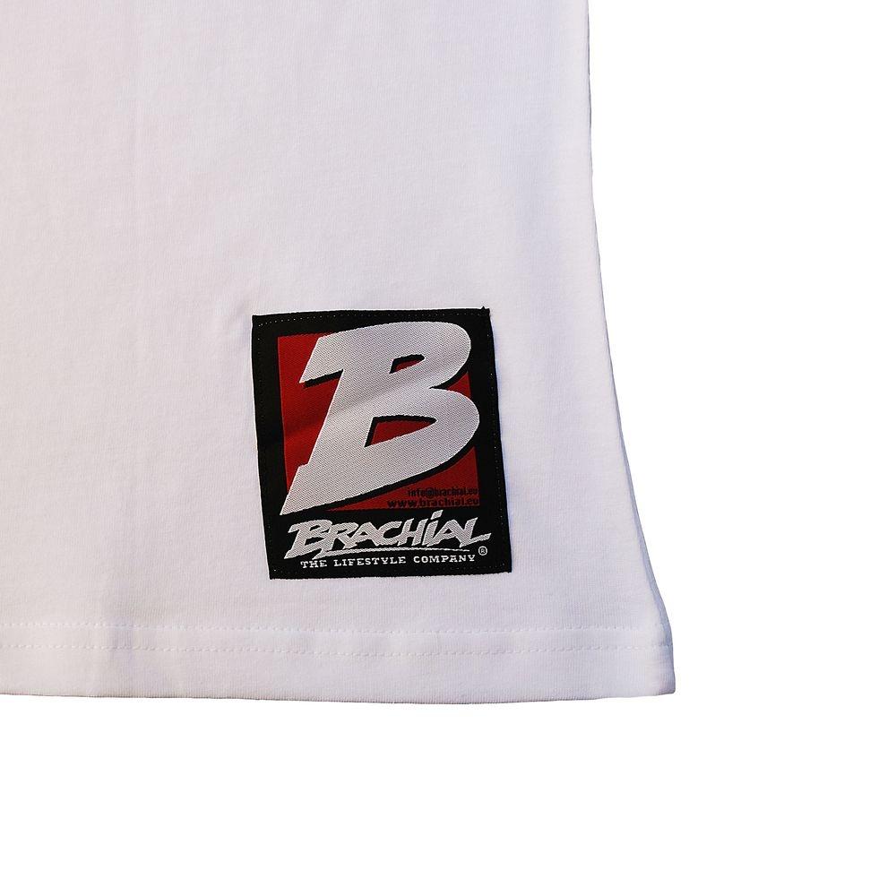 Brachial T-Shirt Sign Next - White - Urban Gym Wear