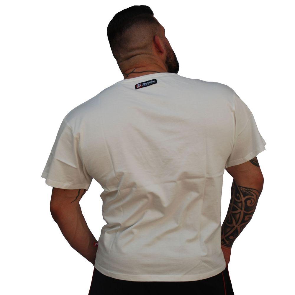 Brachial T-Shirt Style - White - Urban Gym Wear