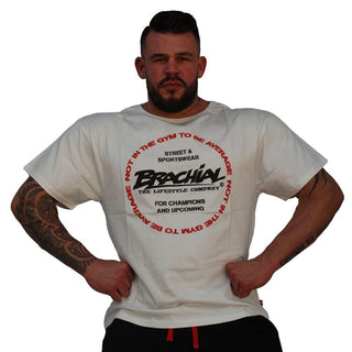 Brachial T-Shirt Style - White - Urban Gym Wear