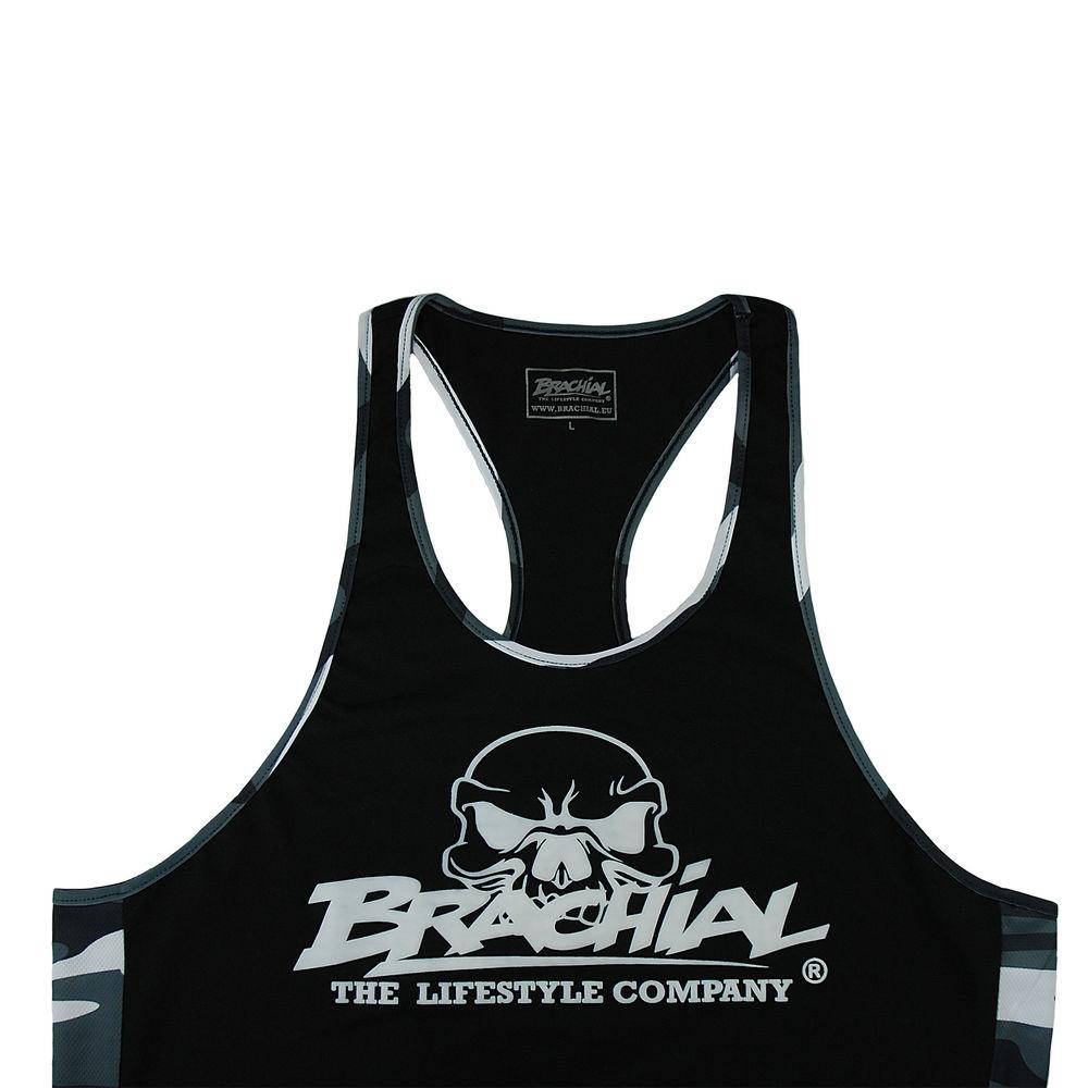 Brachial Tank Top Chest - Black - Urban Gym Wear