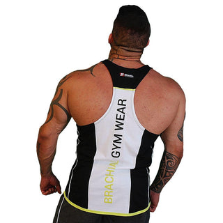 Brachial Tank Top Fresh - Black-White - Urban Gym Wear