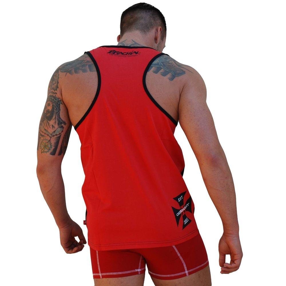 Brachial Tank Top Since - Red-Black - Urban Gym Wear
