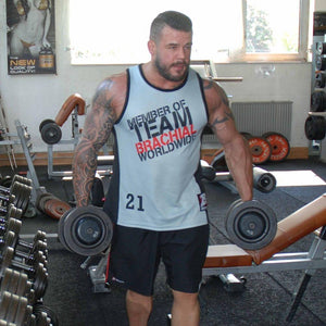 Brachial Tank Top Team - Grey - Urban Gym Wear